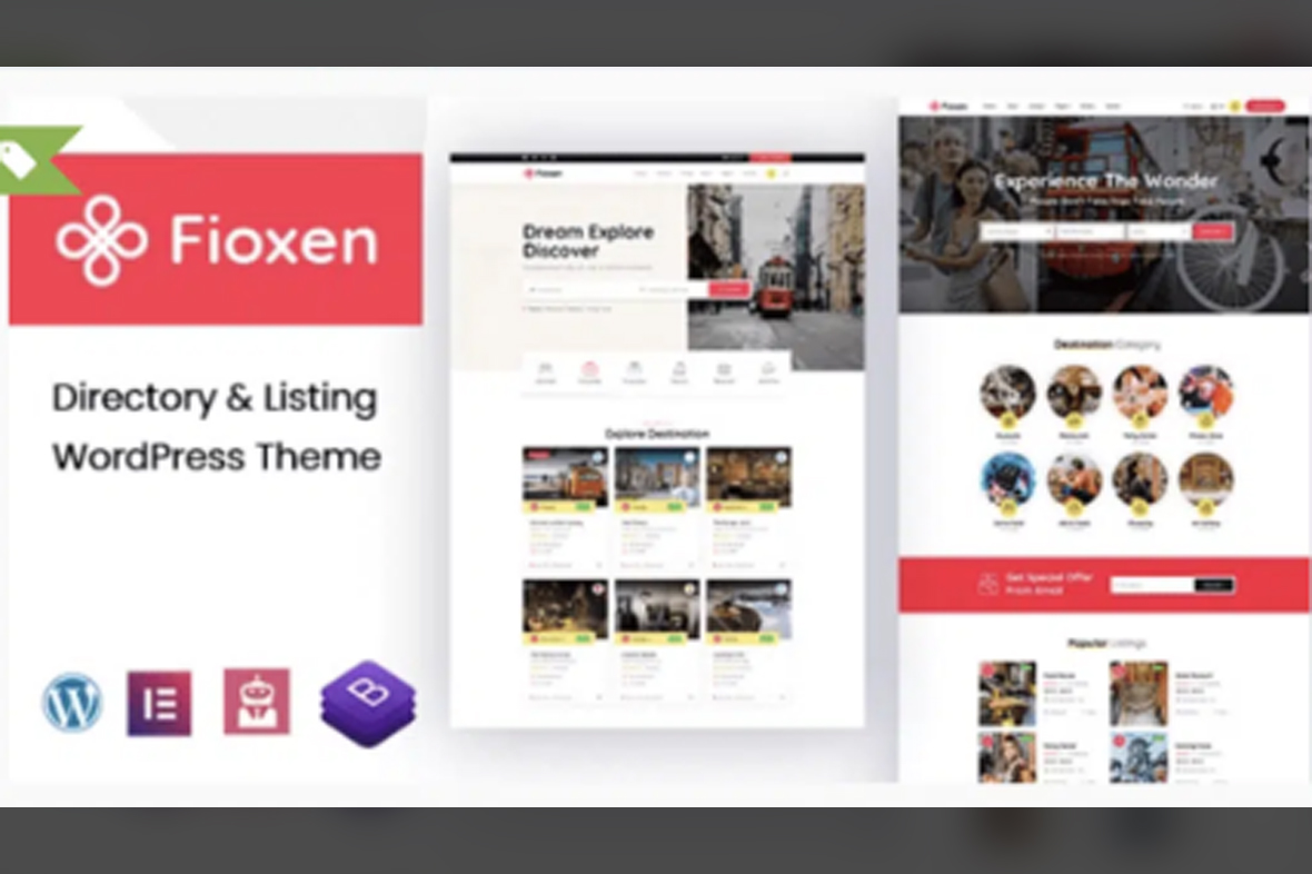 Fioxen – Directory Listing WordPress Theme v1.1.8