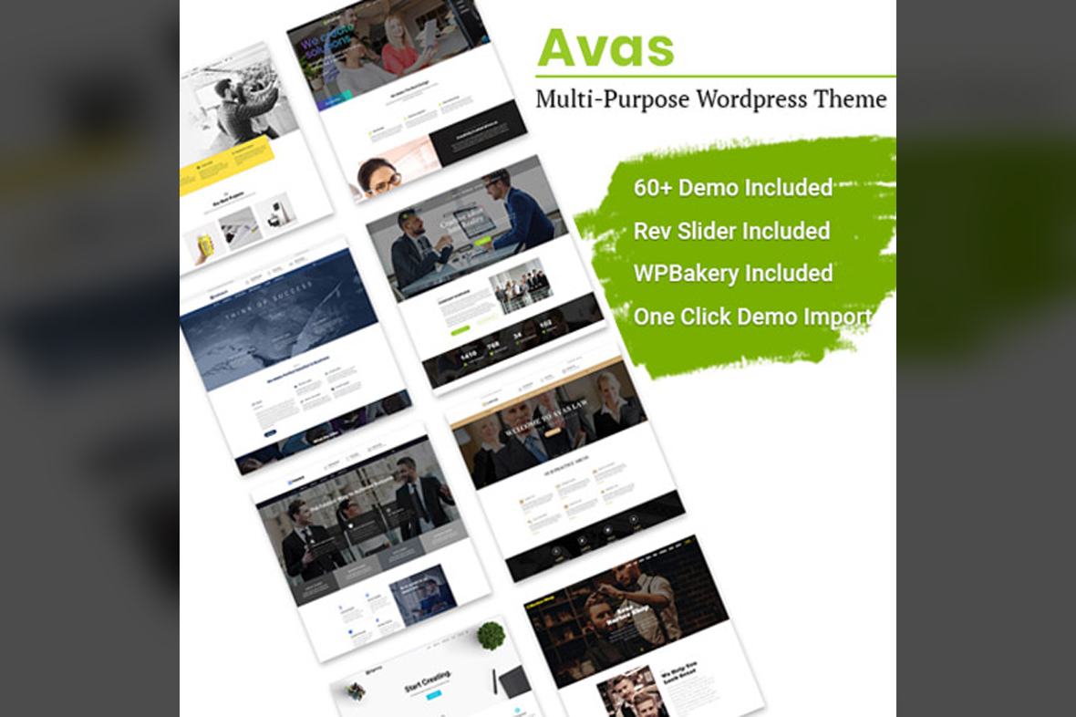 Avas Multi-Purpose WordPress Theme v6.7.11