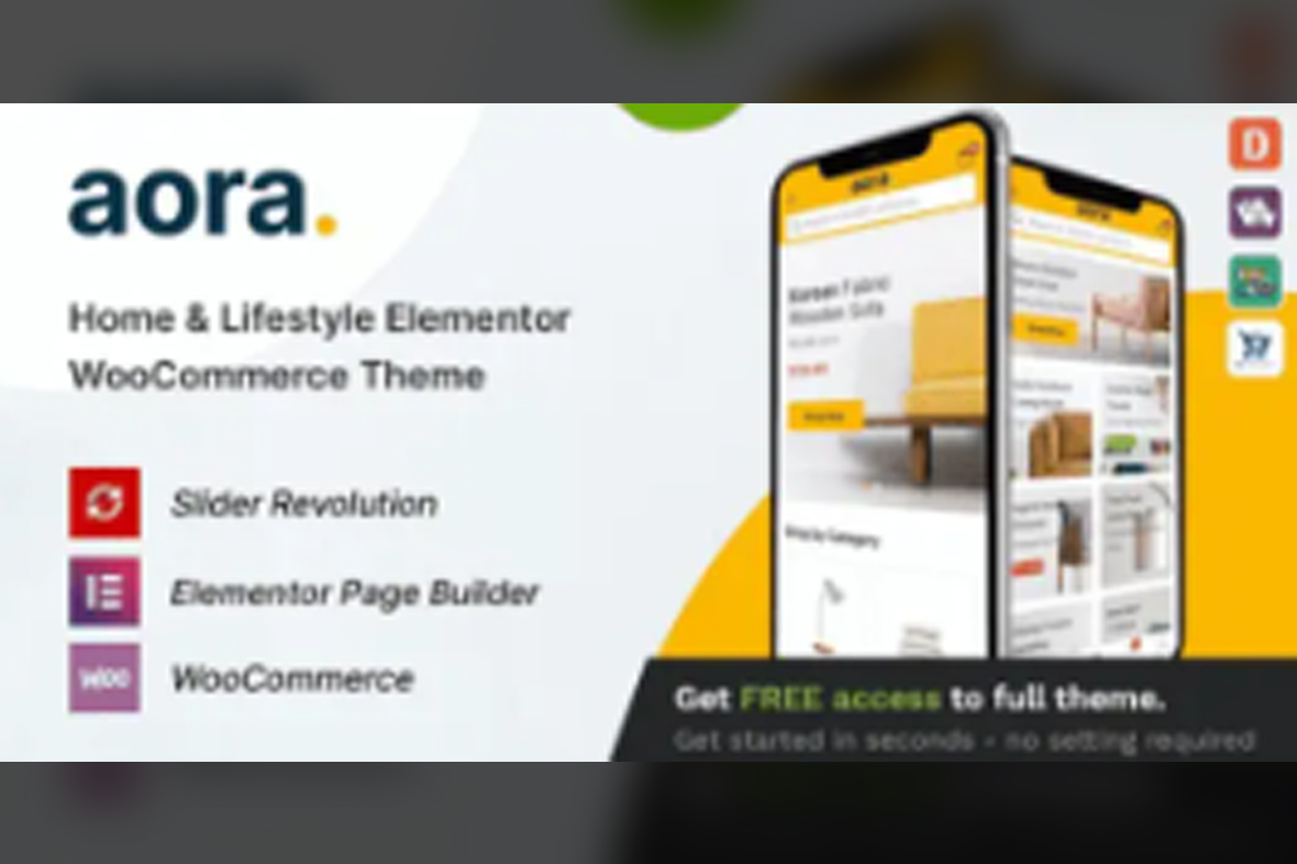 Aora Home & Lifestyle Elementor Theme v1.3.11