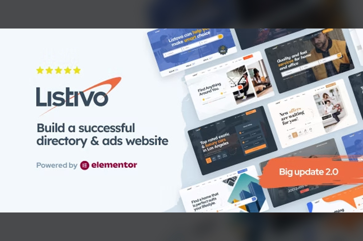 Listivo Theme- Classified Ads & Directory Listing v2.3.71