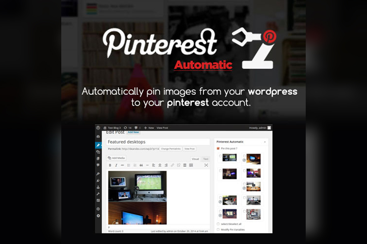 Pinterest Automatic Pin WordPress Plugin v4.20.0