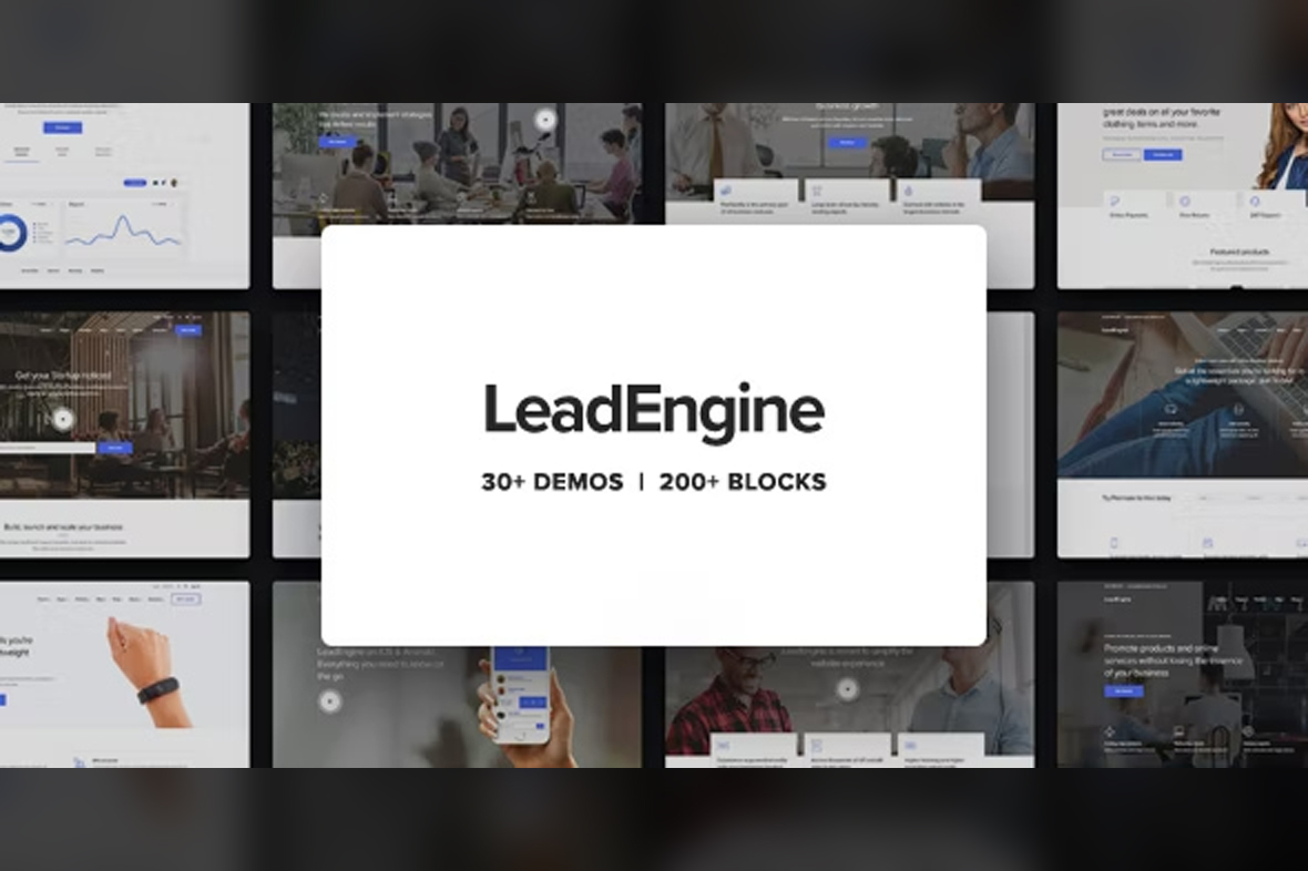 LeadEngine Theme – Multi-Purpose WordPress Theme with Page Builder v5.0