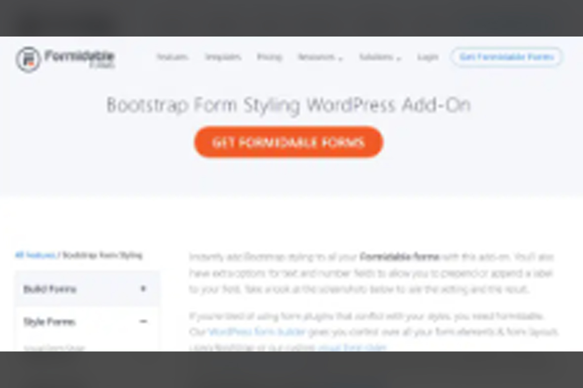 Formidable Forms – Bootstrap v3.0.3