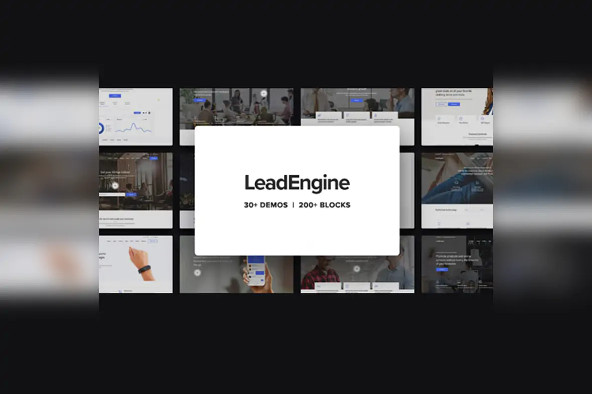 LeadEngine – Multi-Purpose WordPress Theme with Page Builder