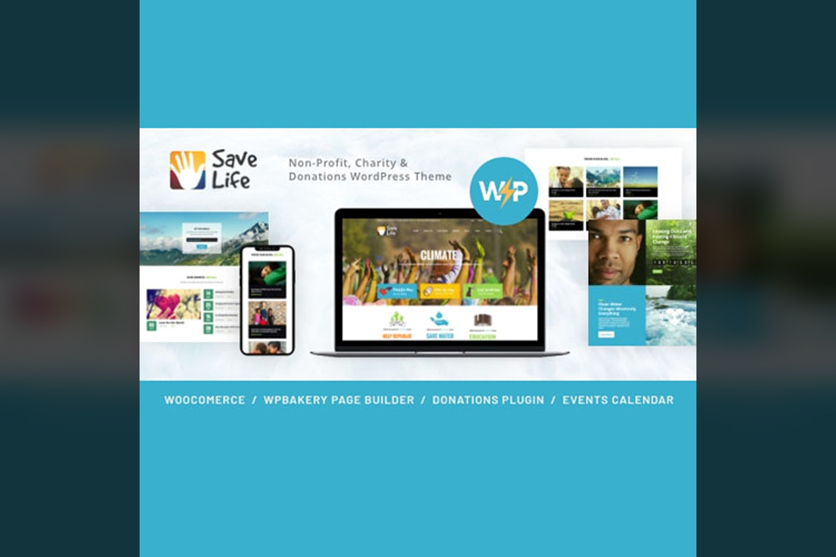 Save Life Non-Profit, Charity & Donations WordPress Theme v1.2.14