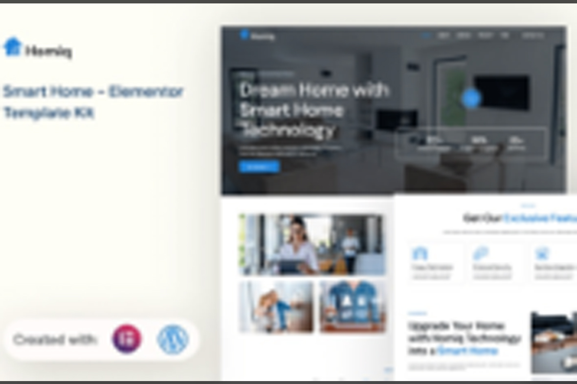 Homiq – Smart Home Elementor Template Kit May 5, 2025