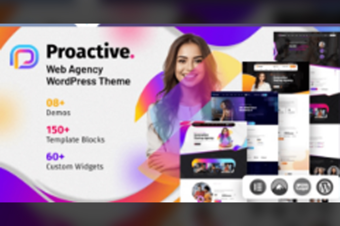 Proactive – Web Design Agency WordPress Theme v1.0.0