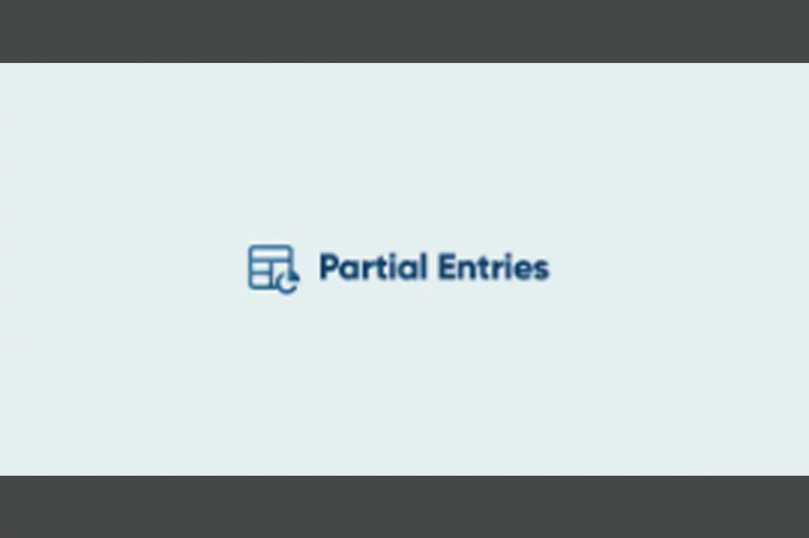 Gravity Forms Partial Entries Addon v1.7.2