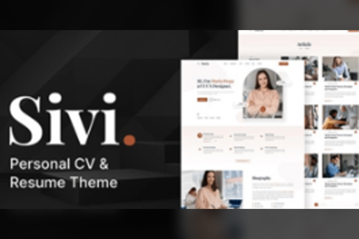 Sivi – Personal CV Resume WordPress Theme v1.5