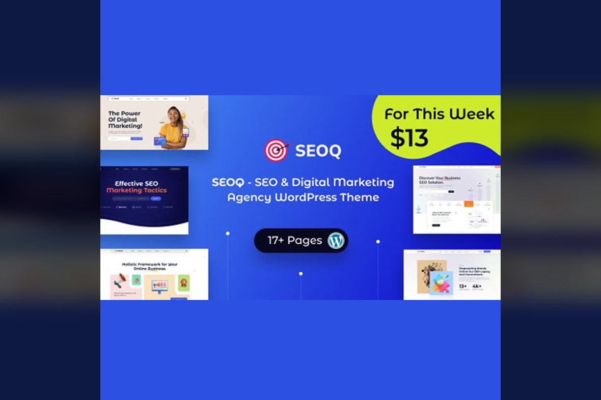 SEOQ – SEO & Digital Marketing Agency WordPress Theme v1.0.10