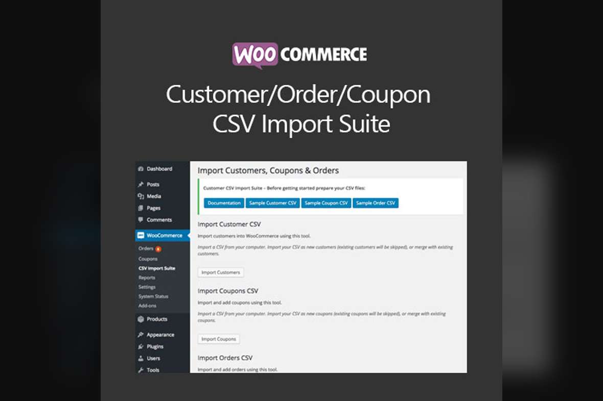 WooCommerce Customer Order Coupon CSV Import Suite v3.12.3