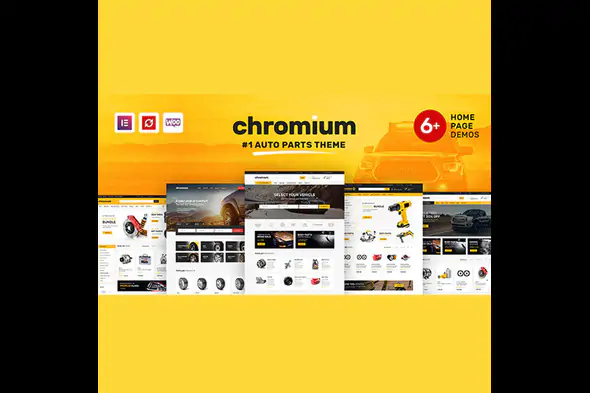 Chromium – Auto Parts Shop WordPress WooCommerce Theme for E-Commerce