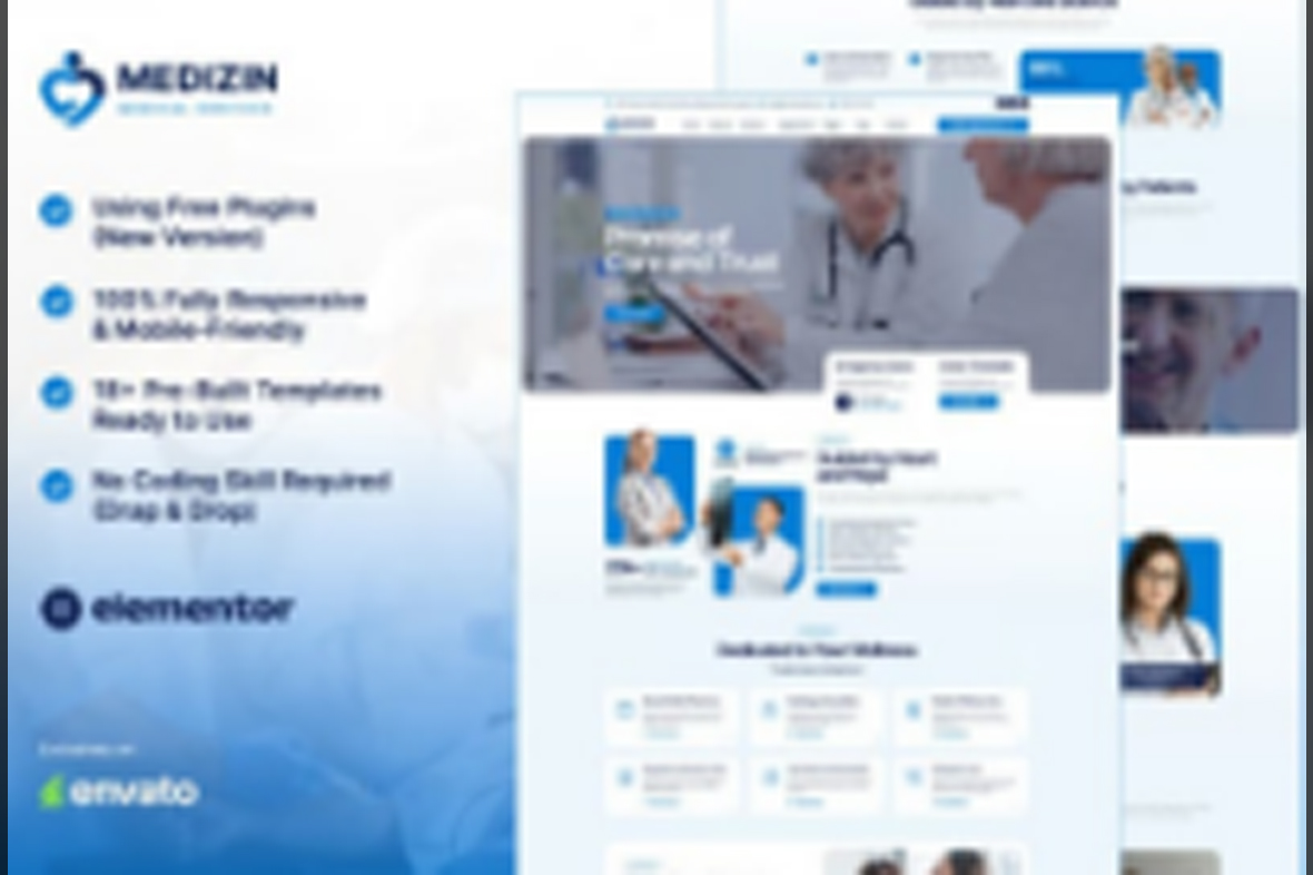 Medizin – Medical Services Elementor Template Kit November 24, 2025