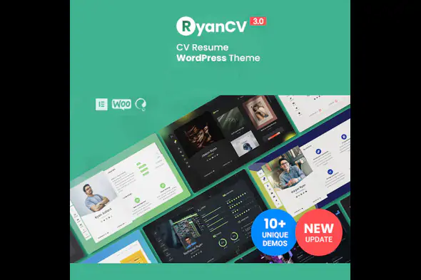 RyanCV – Resume WordPress Theme | Professional CV & Portfolio Template