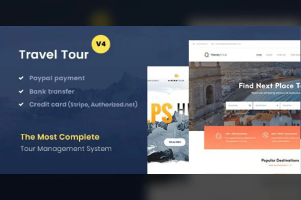 Travel Tour – Tour Booking, Travel Booking WordPress v5.2.7