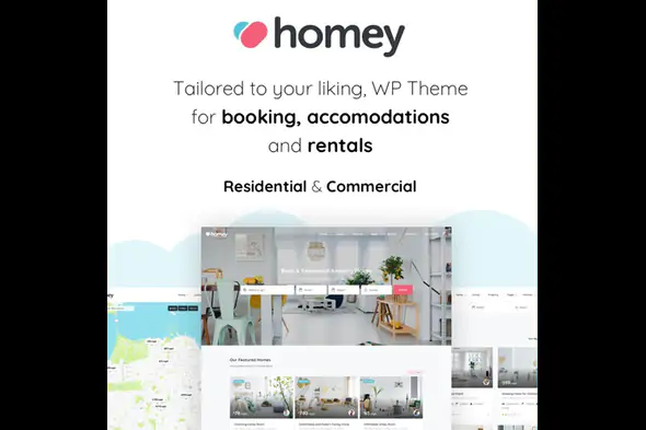 Homey – Booking and Rentals WordPress Theme