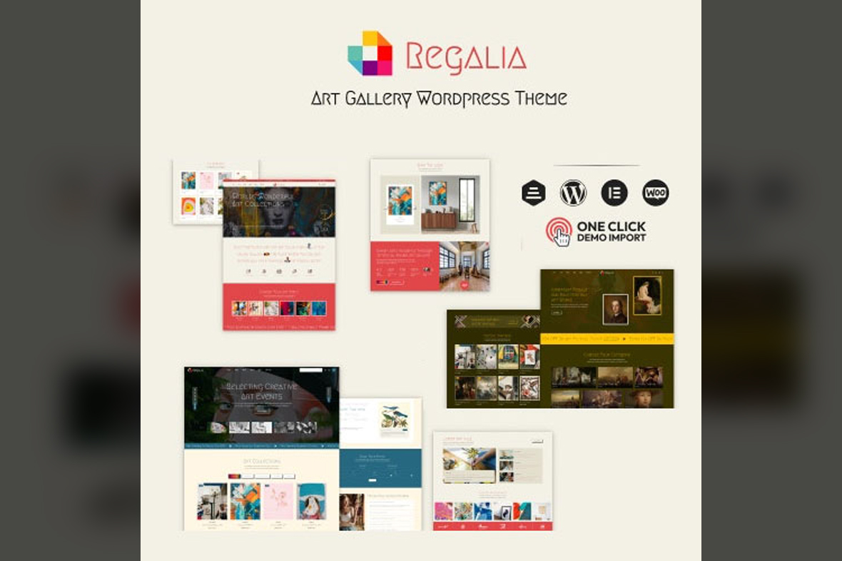 Regalia – Artist Portfolio, Art Gallery Theme v1.0.1