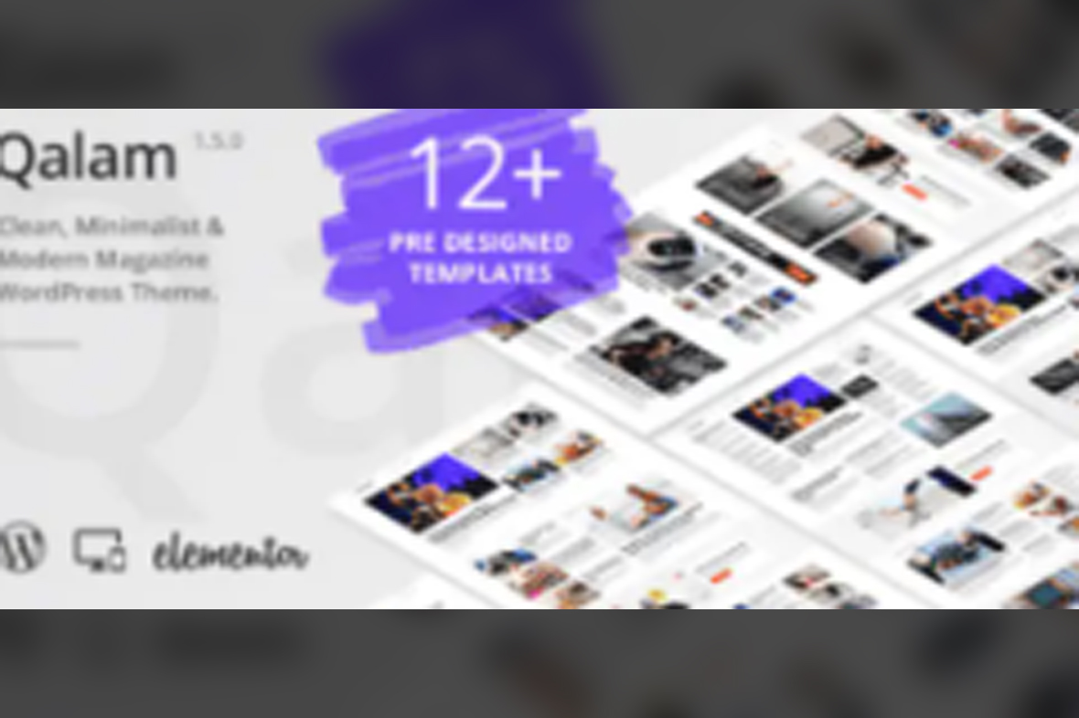 Qalam – NewsPaper and Magazine WordPress Theme v2.3.0