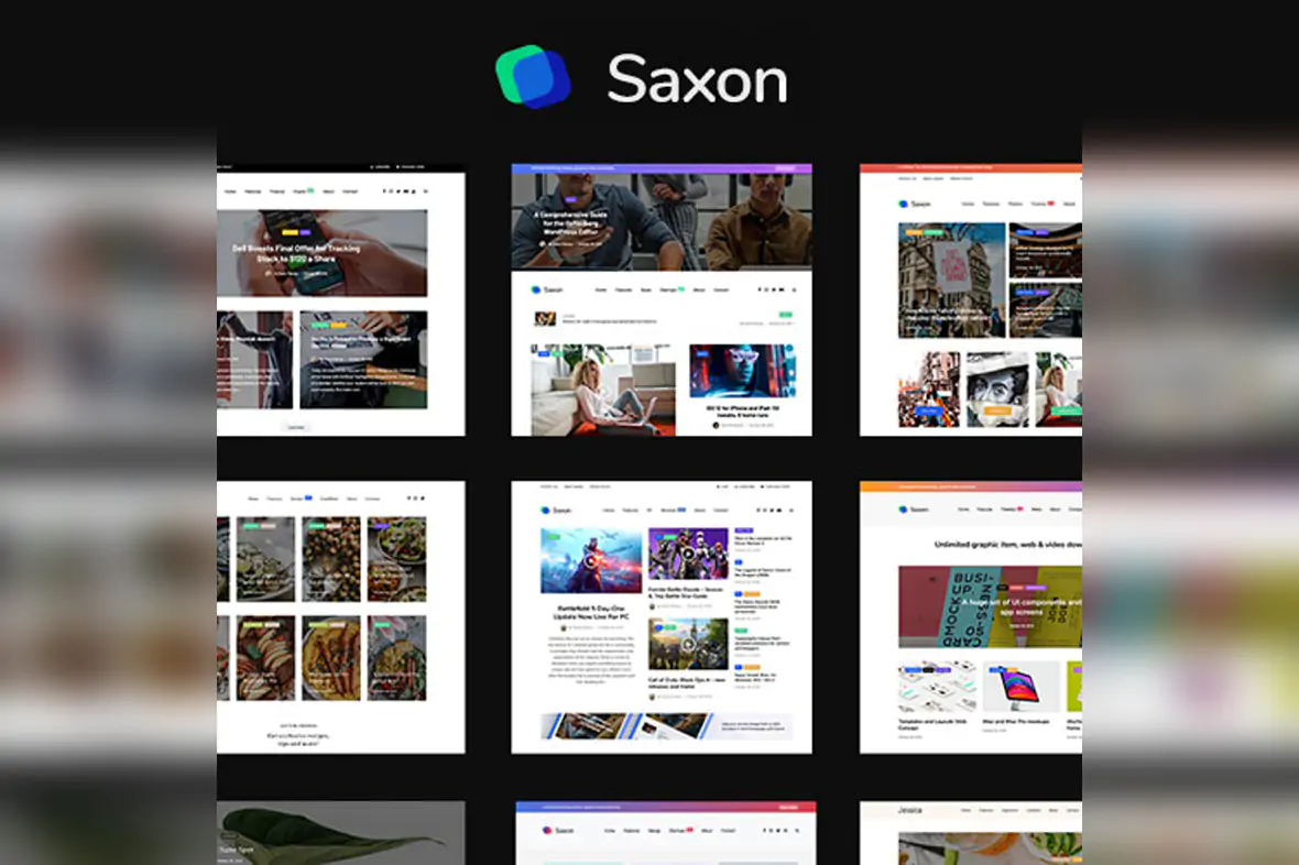 Saxon – Viral Content Blog & Magazine WordPress Theme