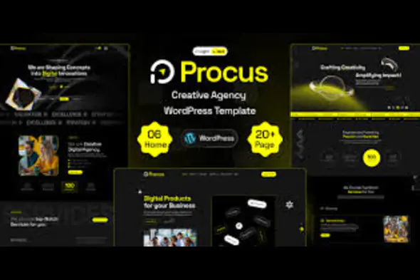 Procus – Modern Creative Digital Agency WordPress Theme