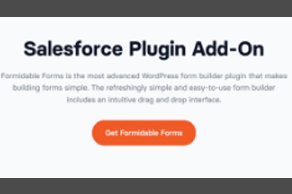 Formidable Salesforce v2.05