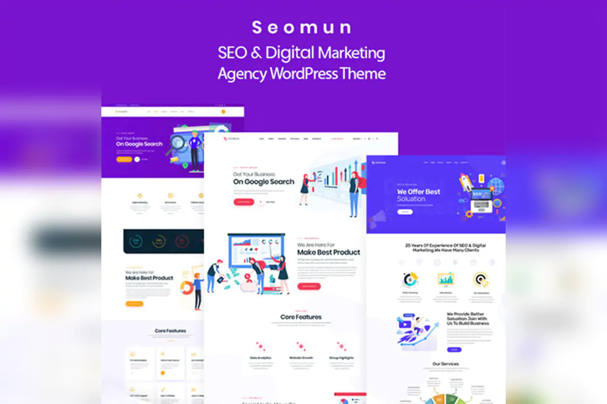 Seomun – Digital Marketing Agency WordPress Theme