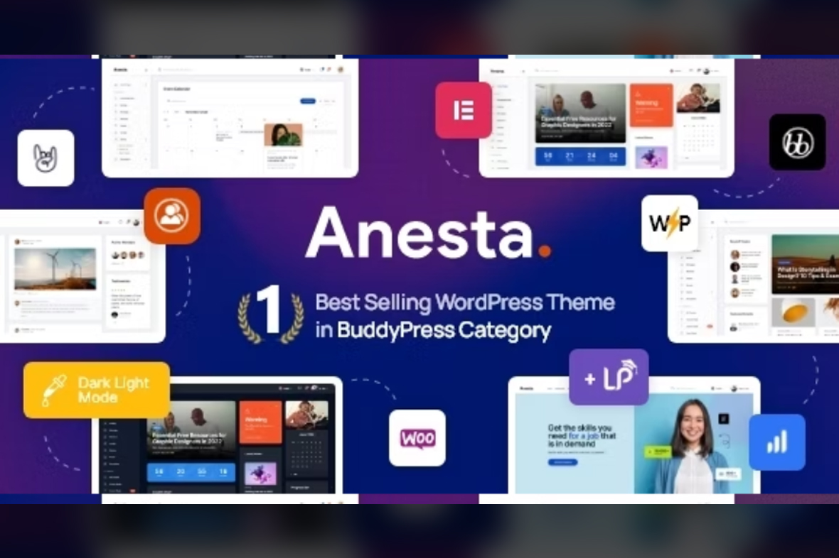 Anesta – Intranet, Extranet, Community and BuddyPress WordPress Theme v1.3.1