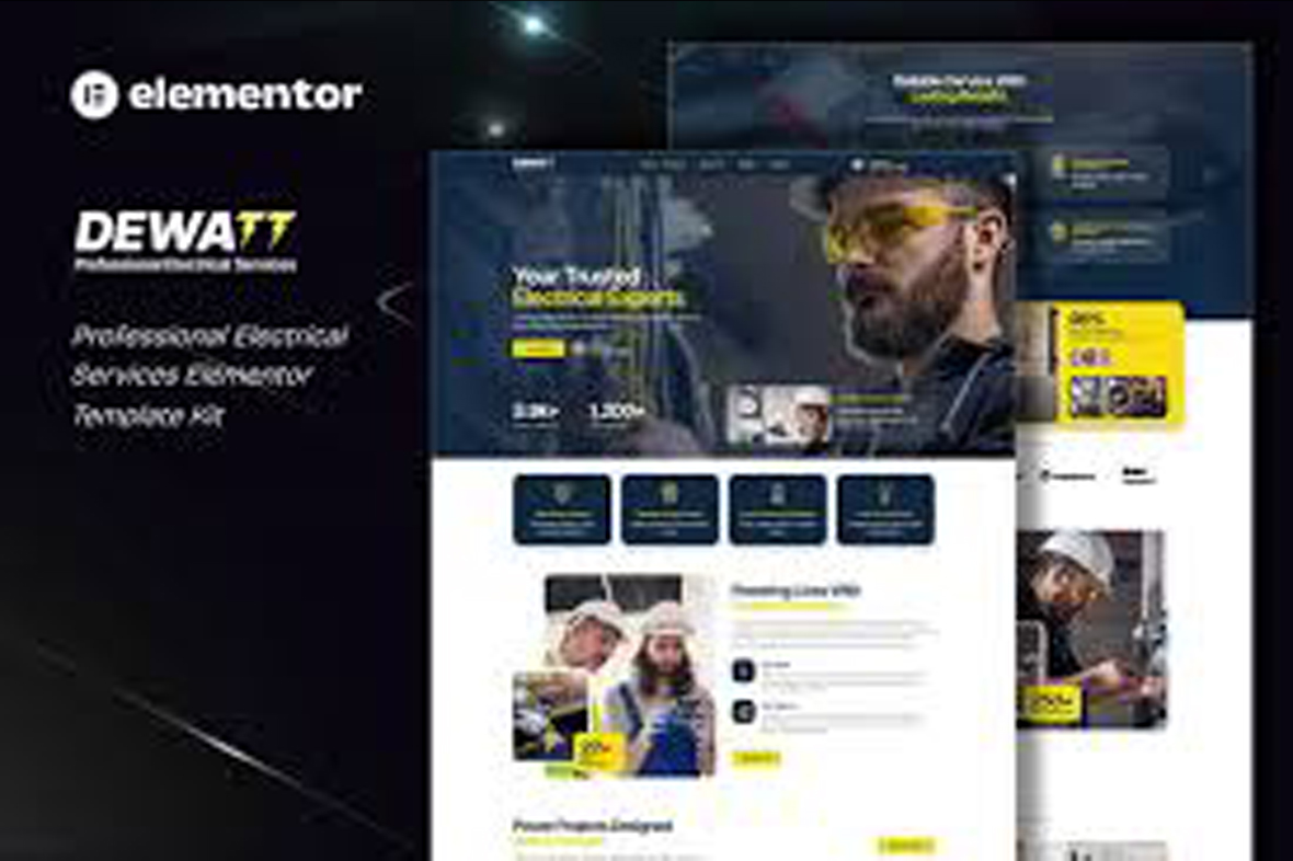 Dewatt – Professional Electrical Services Elementor Template Kit October 4, 2025