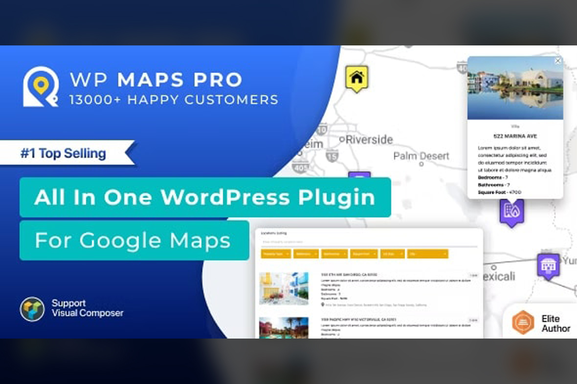 WordPress Plugin for Google Maps – WP MAPS PRO v5.8.5