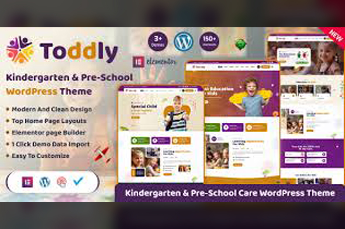 Toddly – Kids and Kindergarten WordPress Theme v1.1.0