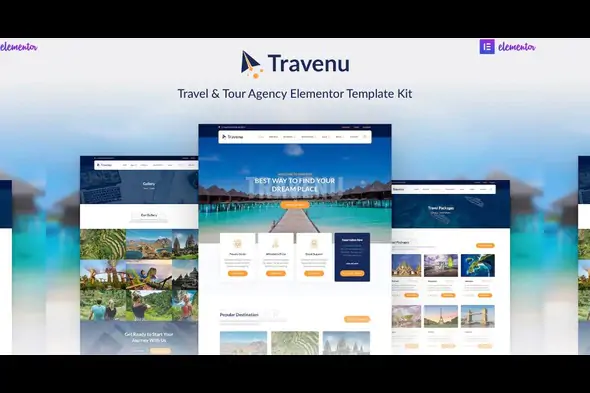 Travenu – Travel & Tour Agency Elementor Template Kit