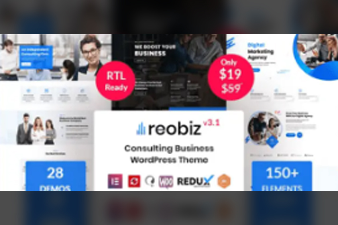 Reobiz Consulting Business WordPress Theme v6.0.0