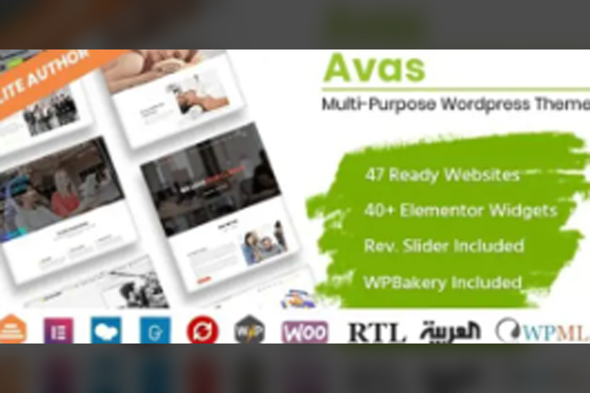 Avas Multi Purpose WordPress Theme v6.8.4.1