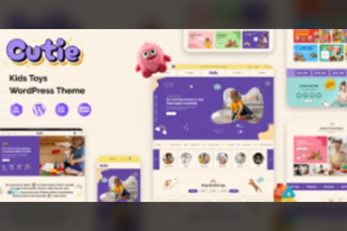 Cutie – Children School, Toys Store Theme v1.0.5