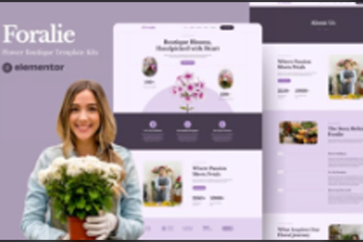 Foralie – Flower Boquete Elementor Template Kits May 17, 2025