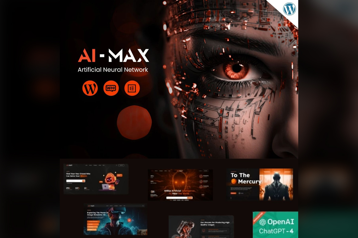 AIMAX – AI Agency WordPress Theme v1.1.2