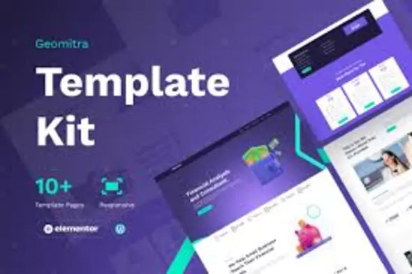 Geomitra – Creative Financial Elementor Pro Template Kit