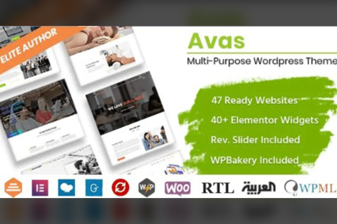 Avas Multi Purpose WordPress Theme v6.7.12