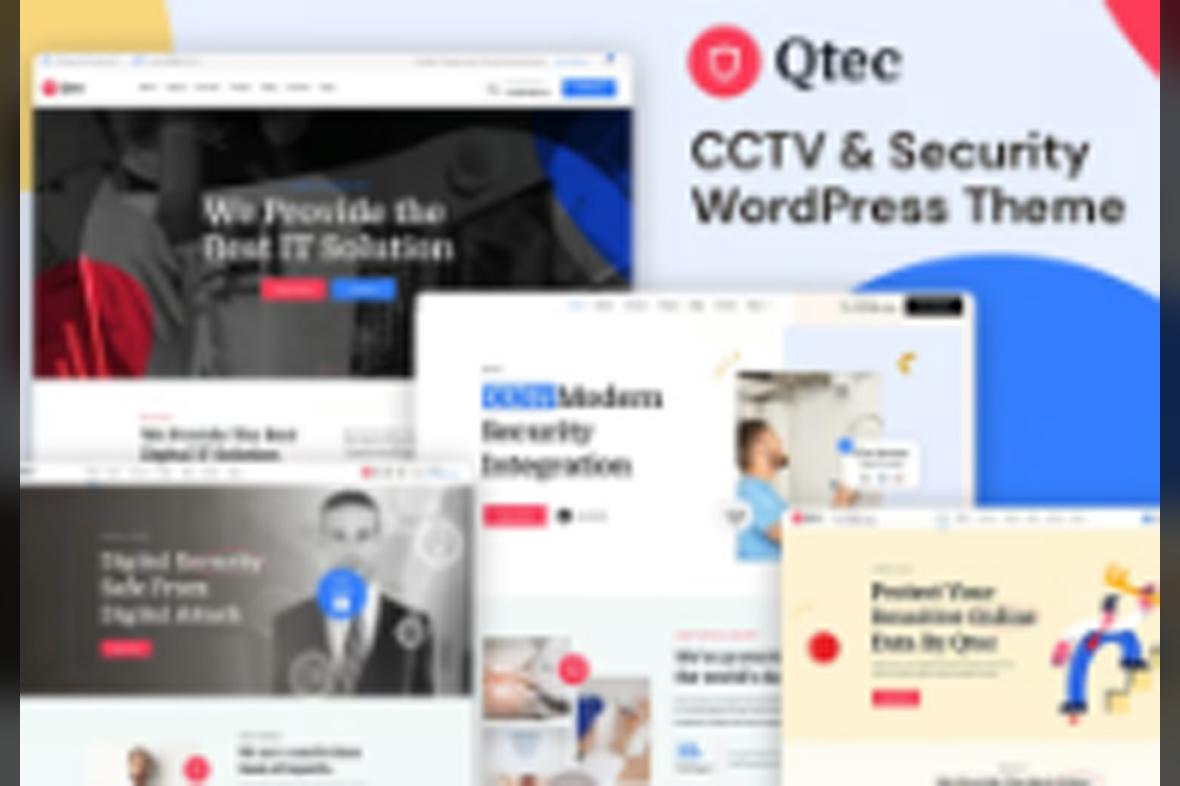 Qtec – CCTV and Security WordPress Theme v1.0.0
