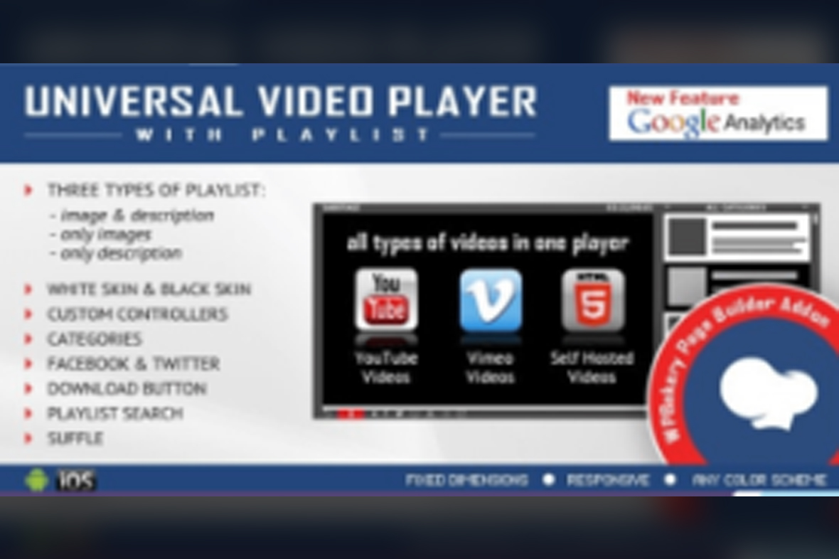 Universal Video Player for WPBakery Page Builder v3.2.2.0