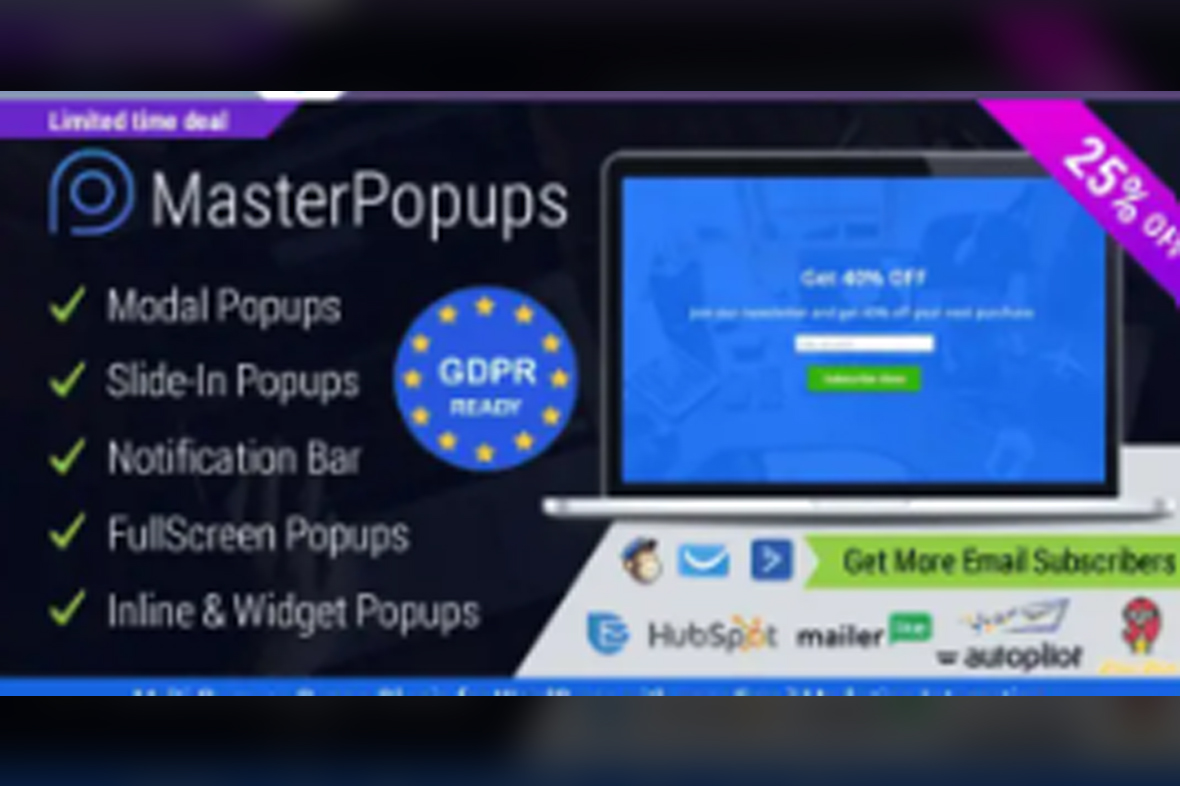 Master Popups Popup for Email Subscription v3.9.3
