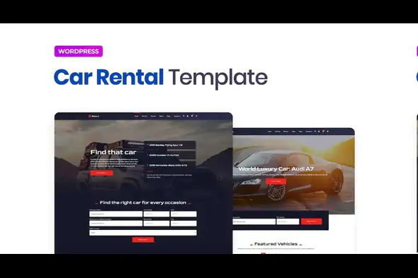 Rotors – Car Rental Elementor Template Kit