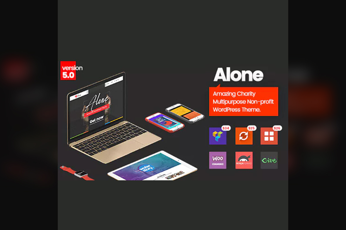 Alone – Charity Multipurpose Non-profit WordPress Theme v7.8.5