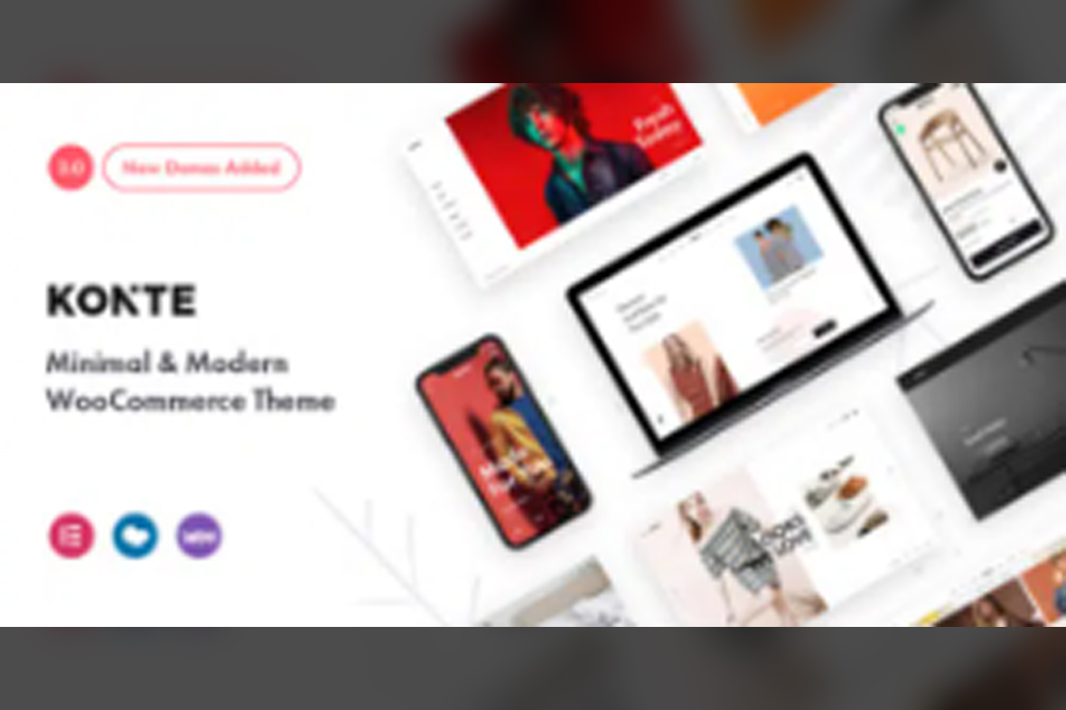 Konte Minimal and Modern Theme v2.4.4