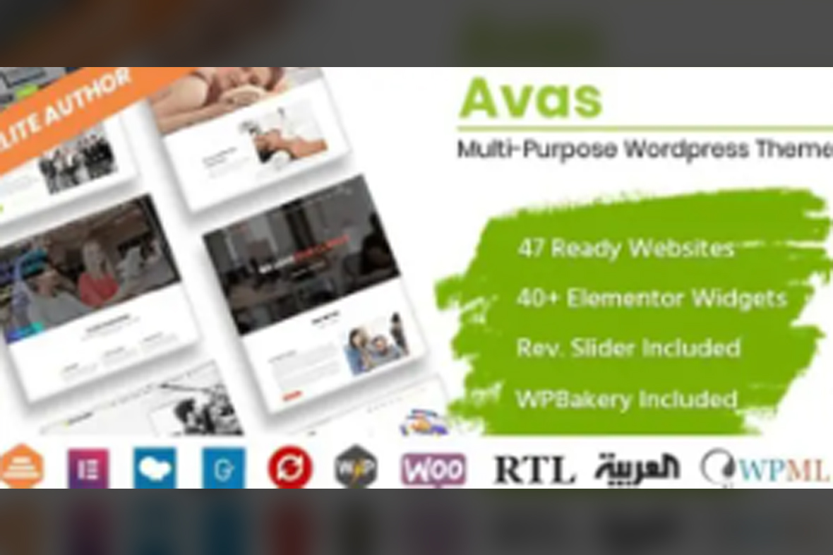Avas Multi Purpose WordPress Theme v6.8.4.4