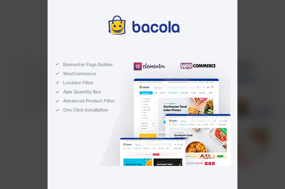 Bacola – Grocery Store and Food eCommerce Theme v1.5.5