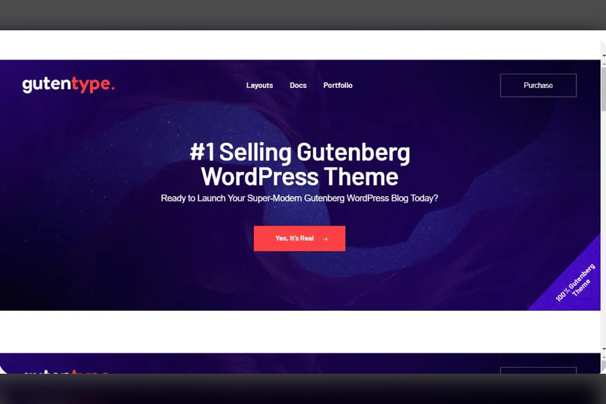 Gutentype 100% Gutenberg WordPress Theme for Modern Blog v2.1.10
