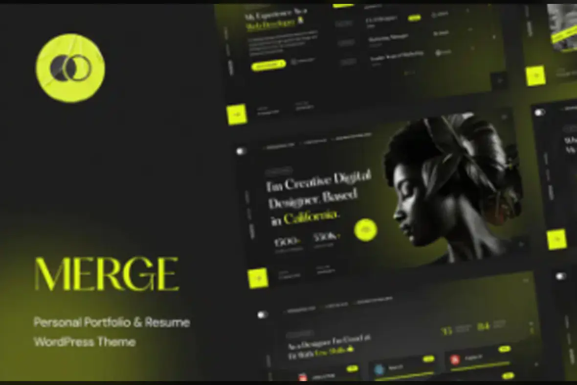 Merge – Personal Portfolio and Resume WordPress Theme v1.0.1