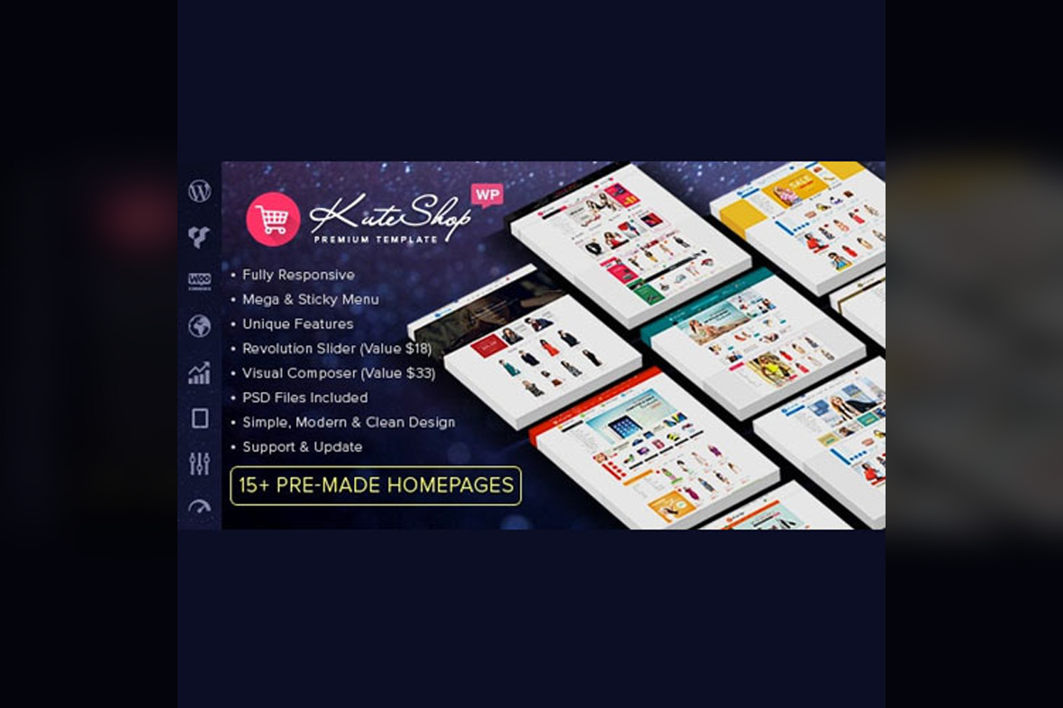 KuteShop – Fashion, Electronics & Marketplace Elementor WooCommerce Theme v4.2.8