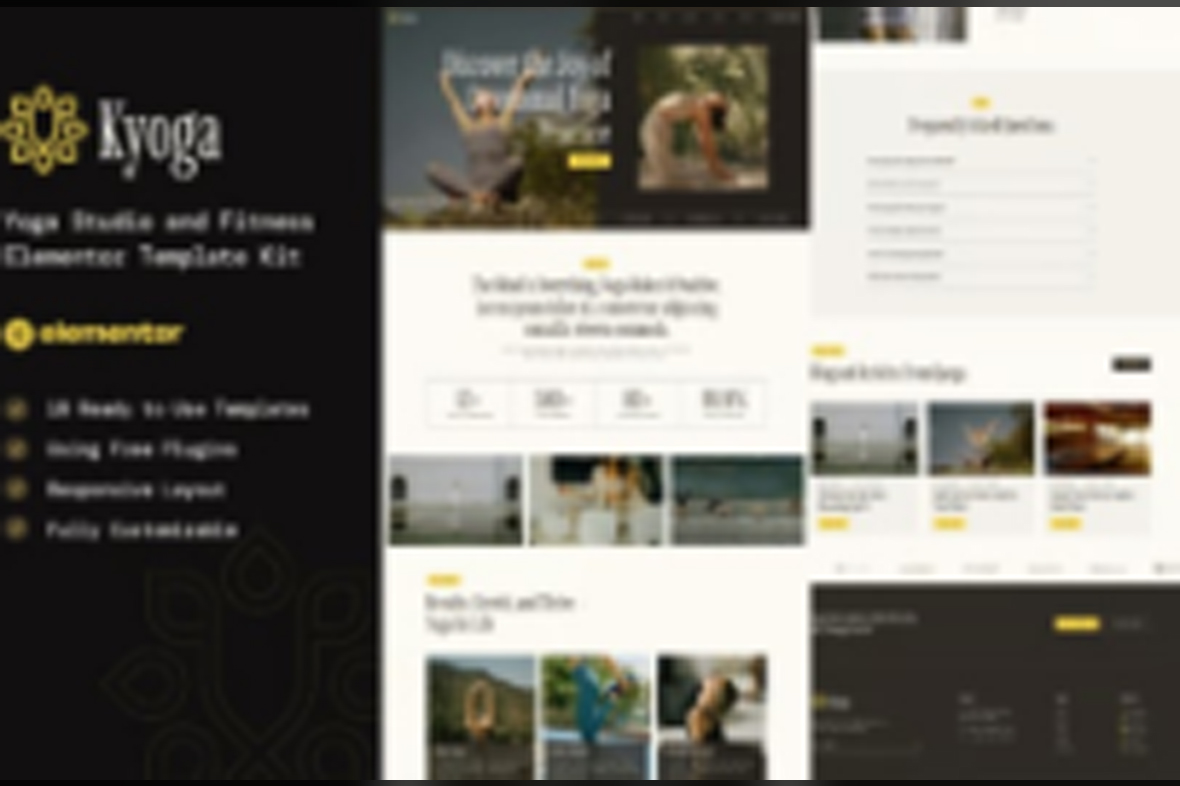 Kyoga – Yoga Studio and Fitness Elementor Template Kit July 28, 2025